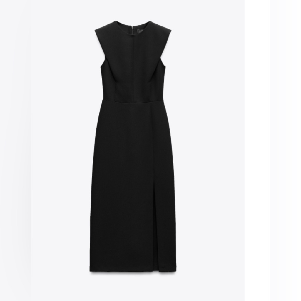 Zara Crepe Midi Dress 2283536